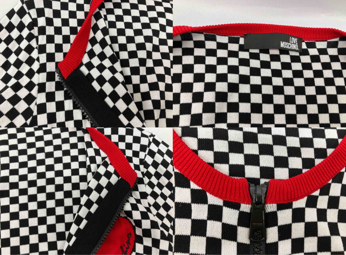 LOVE MOSCHINOラブモスキーノ MZ1240103 カーディガン ジップ ブルゾン