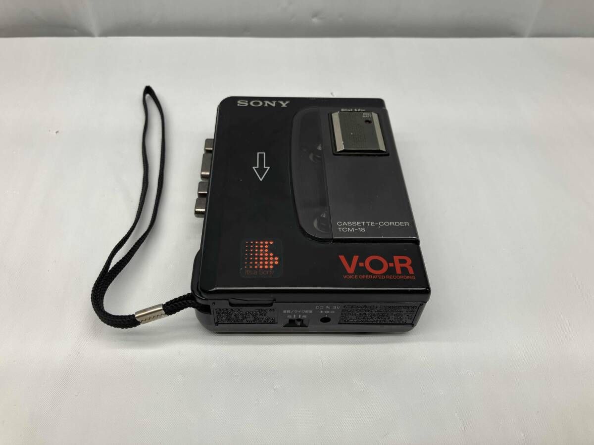 ジャンク SONY ソニー カセットレコーダー TCM-18 - メルカリ