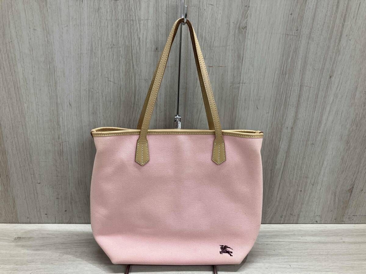 通年 BURBERRY BLUE LABEL バーバリーブルーレーベル キャンバストート