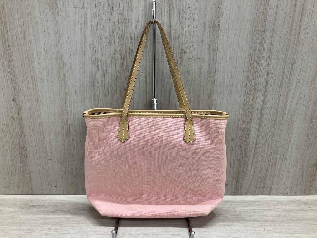 通年 BURBERRY BLUE LABEL バーバリーブルーレーベル キャンバストート