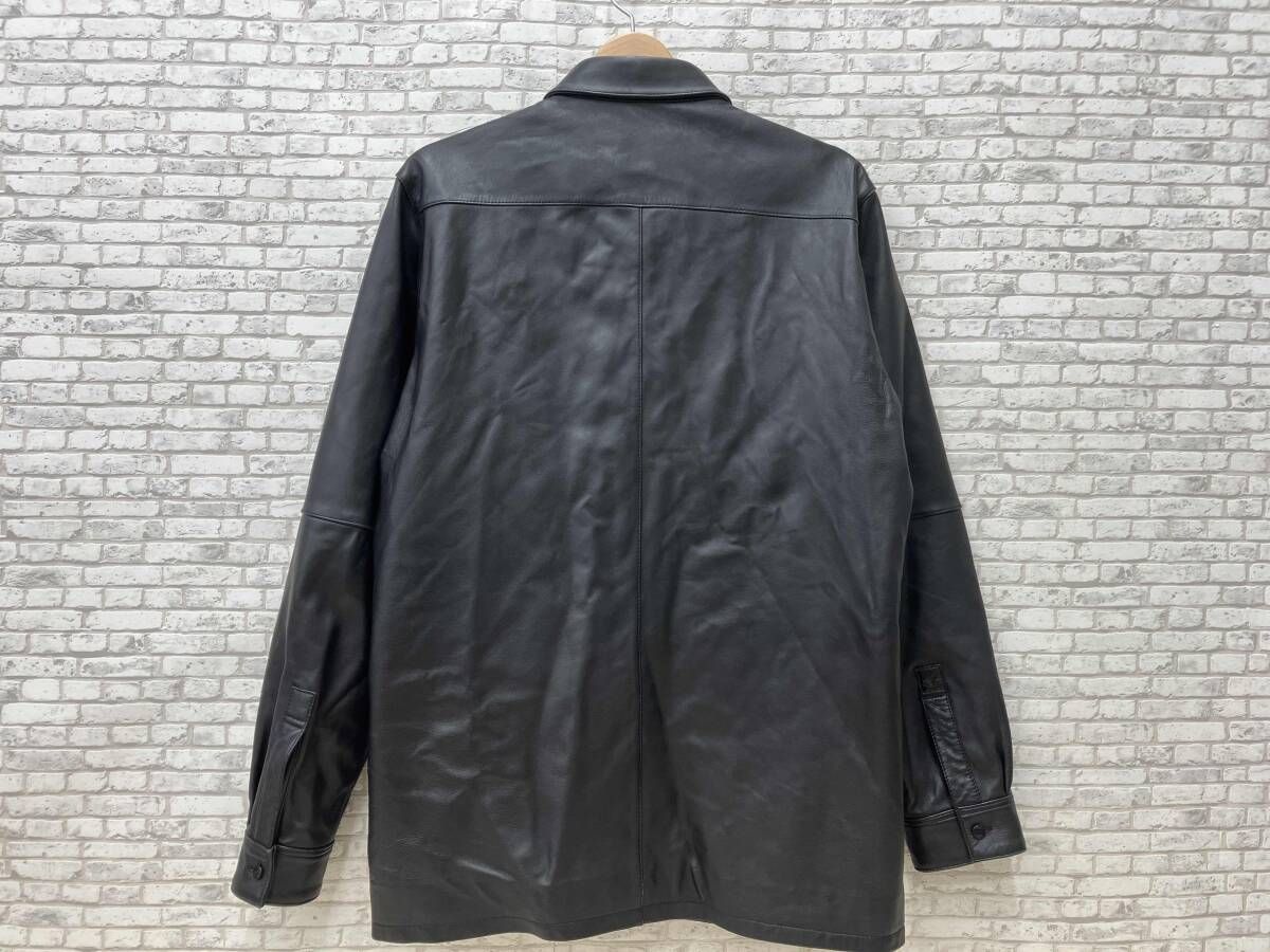 COMME CA DU MODE MEN ラムレザーシャツジャケット Lサイズ COMME CA DU MODE MEN ラムレザーシャツジャケット Lサイズ - メルカリ