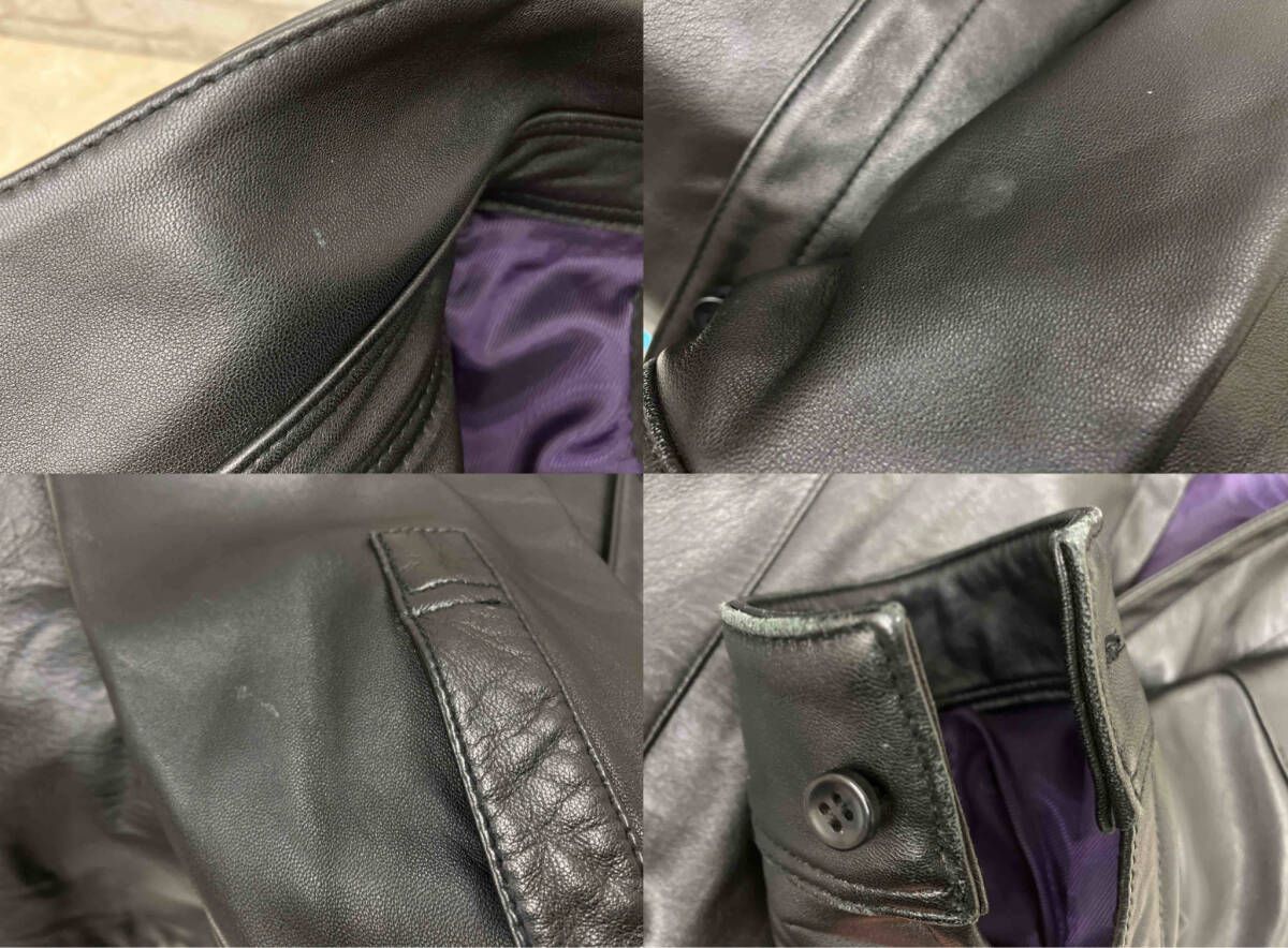 COMME CA DU MODE MEN ラムレザーシャツジャケット Lサイズ COMME CA DU MODE MEN コムサデモード メン ラムレザー シャツ