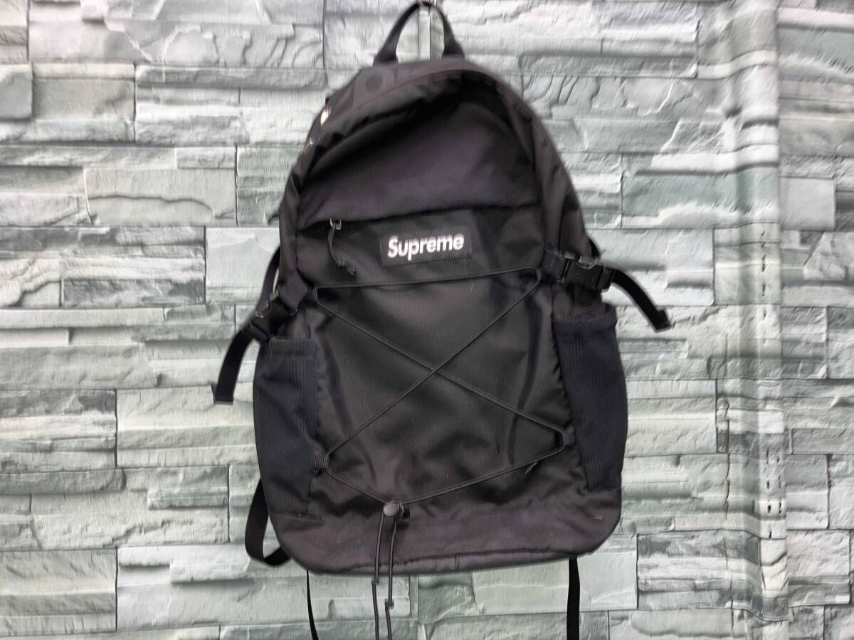 Supreme コーデュラ ブラックバックパック シュプリームSupreme／リュック／CORDURA／BLK Supreme ブラック