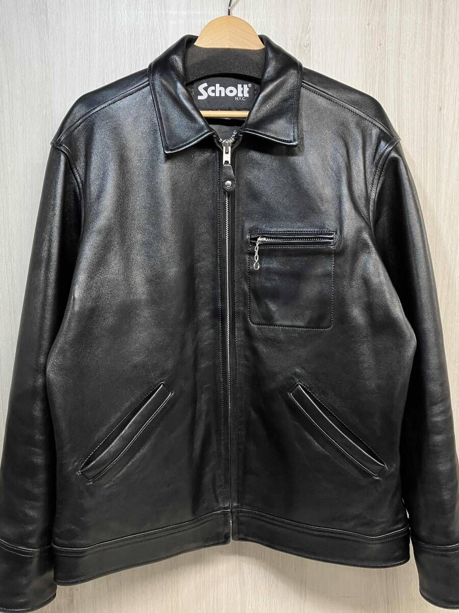 Schott N.Y.C. LEATHER TRACKER JACKET 本革 レザー トラッカー
