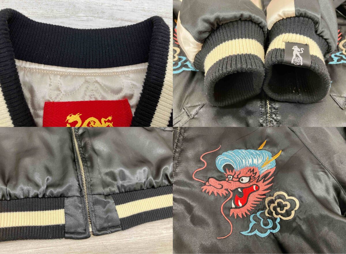 CREAM SODA／クリームソーダ／スカジャン／L／メンズ／ブラック