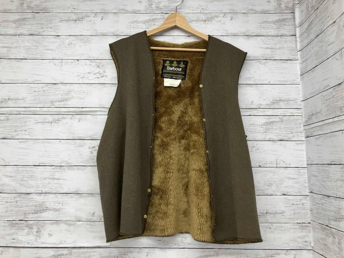 Barbour バブアー ベスト／A297 ACRYLIC LINING／イギリス製／ブラウン