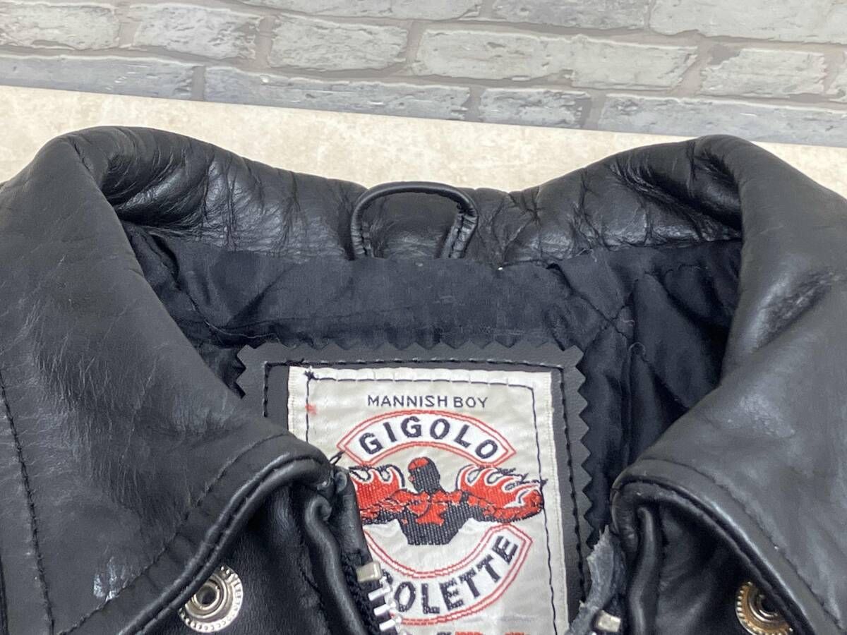 GIGOLO GIGOLETTE ライダースジャケット 　革ジャン GIGOLO GIGOLETTE ライダースジャケット 革ジャン