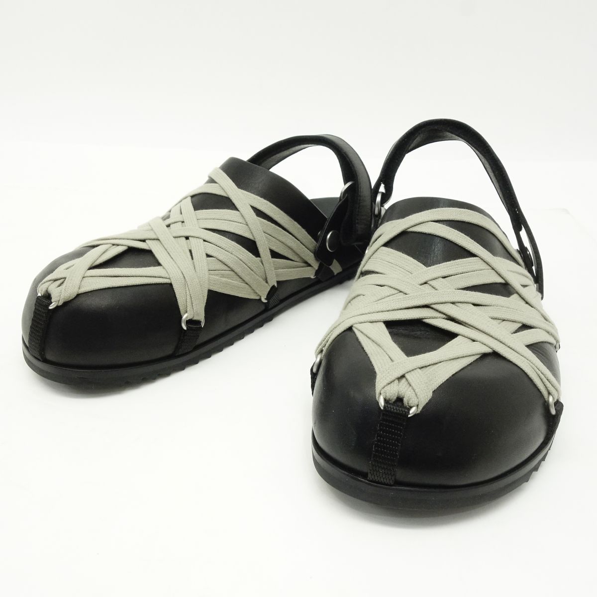 Rick Owens リックオウエンス MEGALACE MULE GRANOLA ミュール 01E5813