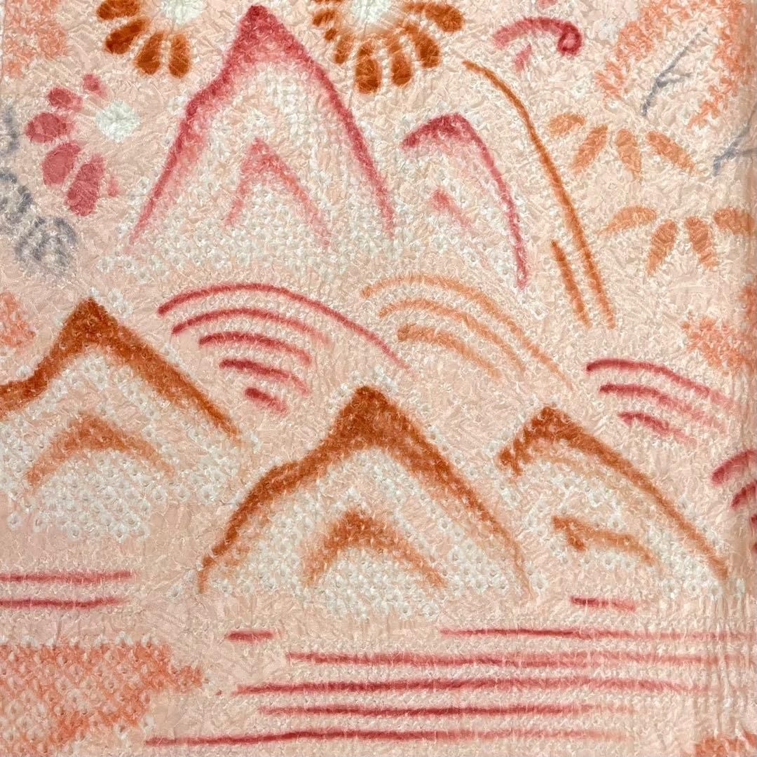 着物と帯 時流】ハ25381s◇正絹 総絞り羽織◇藤娘きぬたや 絵羽織 未