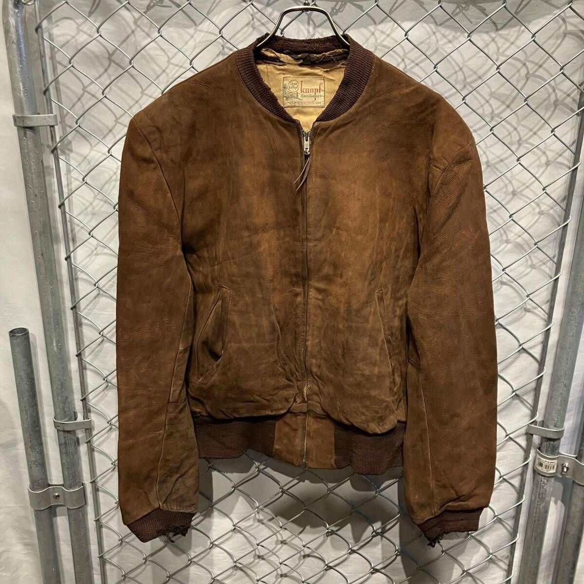 50s Sears Fieldmaster ビンテージレザージャケット　ブラウン 50s Sears Fieldmaster ビンテージレザージャケット ブラウン 50s