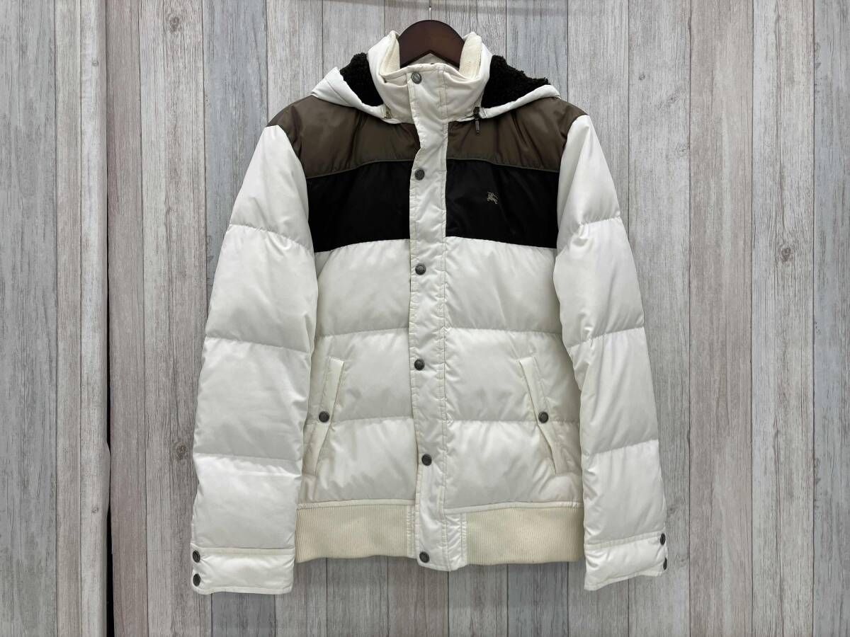 BURBERRY BLACK LABEL／ダウンジャケット／Lサイズ／メンズ／ホワイト
