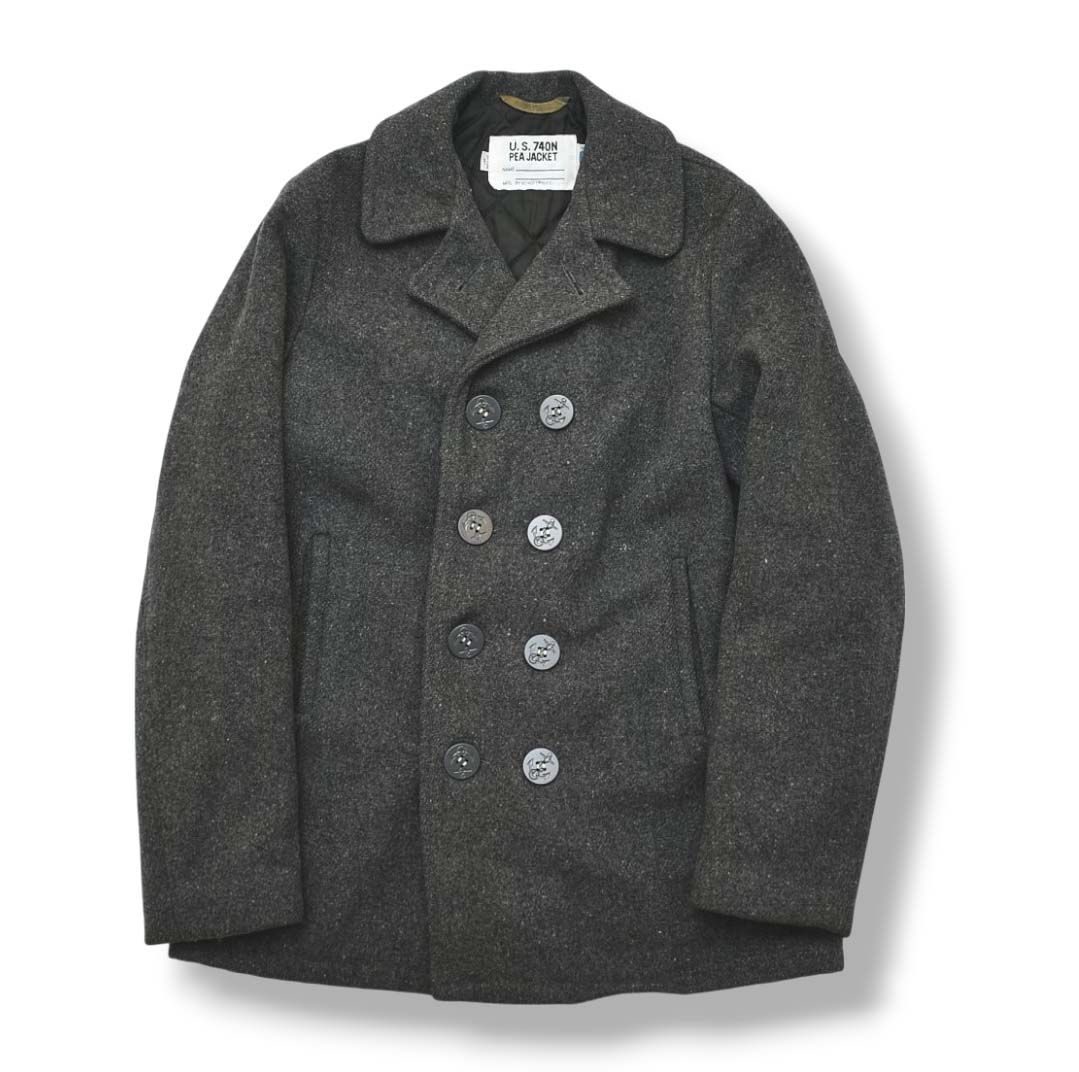 ◯希少 90s！Schott ショット USA製 U.S.740N PEA JACKET Pコート