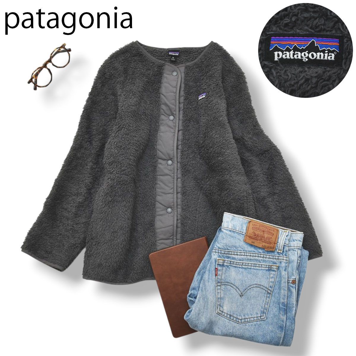 パタゴニア patagonia キッズロスガトスカーディガン XL 女性用 