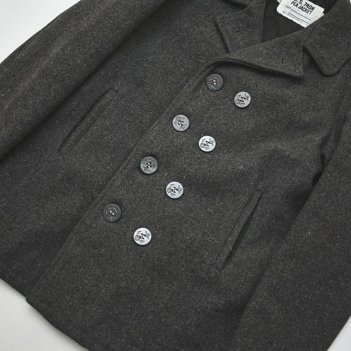 定番】ヴィンテージ USA製 ショット 740N PEA JACKET 20 - メルカリ