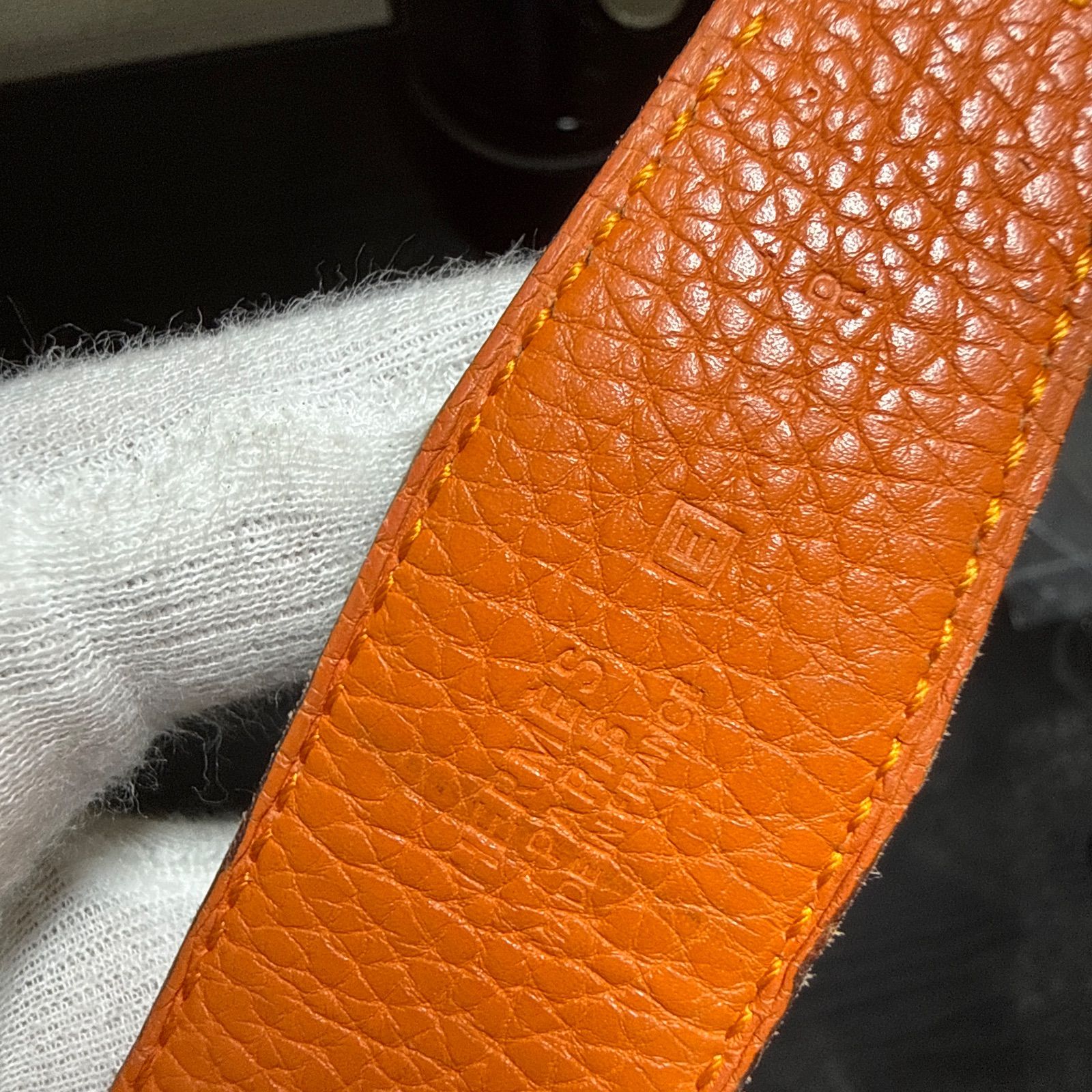 コンスタンスリバーシブルベルト75 ゴールドバックル