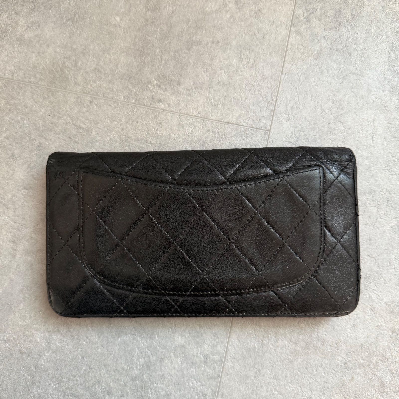 CHANEL シャネル マトラッセ 二つ折り長財布 ココマーク キルティング