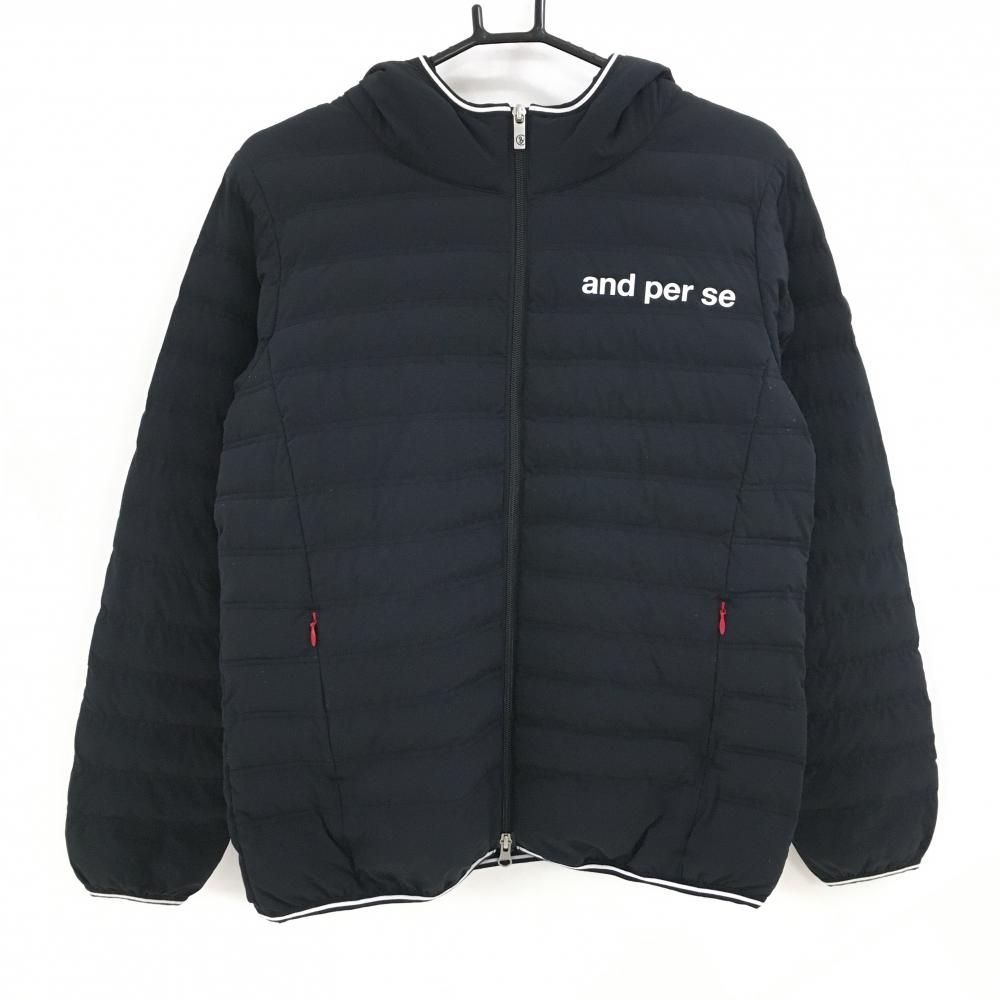 and per se フード付きジャケット ホワイト and per se フード付きジャケット ホワイト 【公式通販】