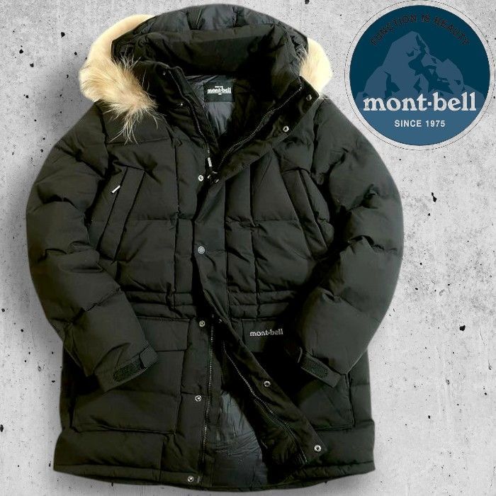 mont-bell モンベル Kara Down Parka Teflon加工 ラクーンファー付き 
