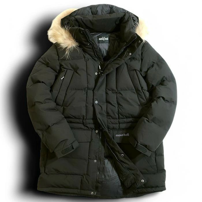 mont-bell モンベル Kara Down Parka Teflon加工 ラクーンファー付き