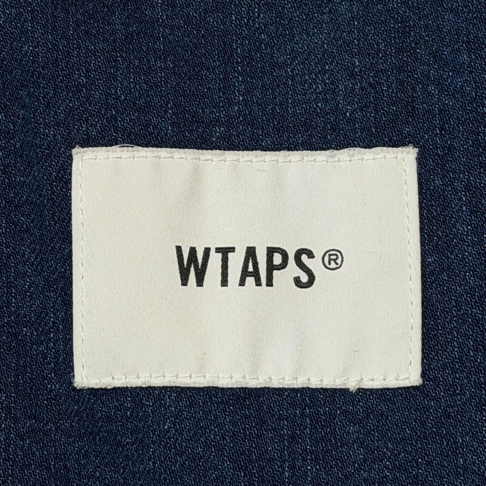 WTAPS 21AW LP/LS/COTTON.DENIM デニム長袖シャツ ダブルタップス 