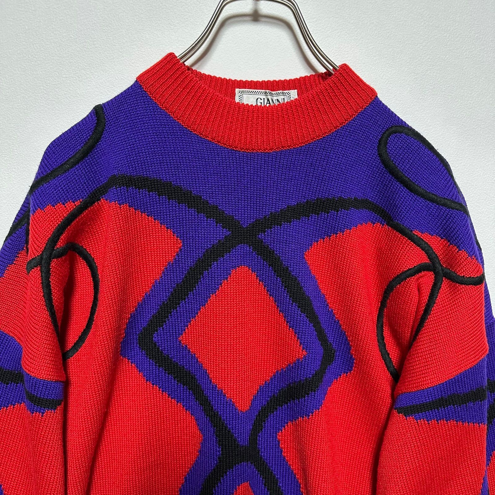 90s GIANNI VERSACE ジャンニヴェルサーチ イタリア製 総柄 XL