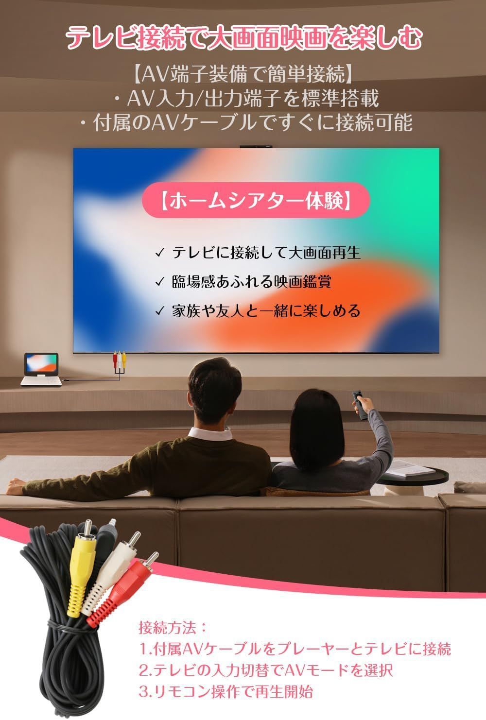 ポータブルDVDプレーヤー