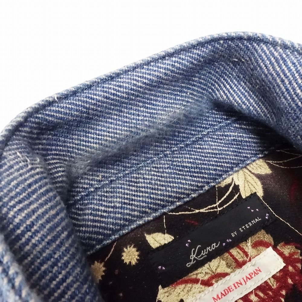 備中倉敷工房 ETERNAL エターナル インディゴ ツイード カバーオール