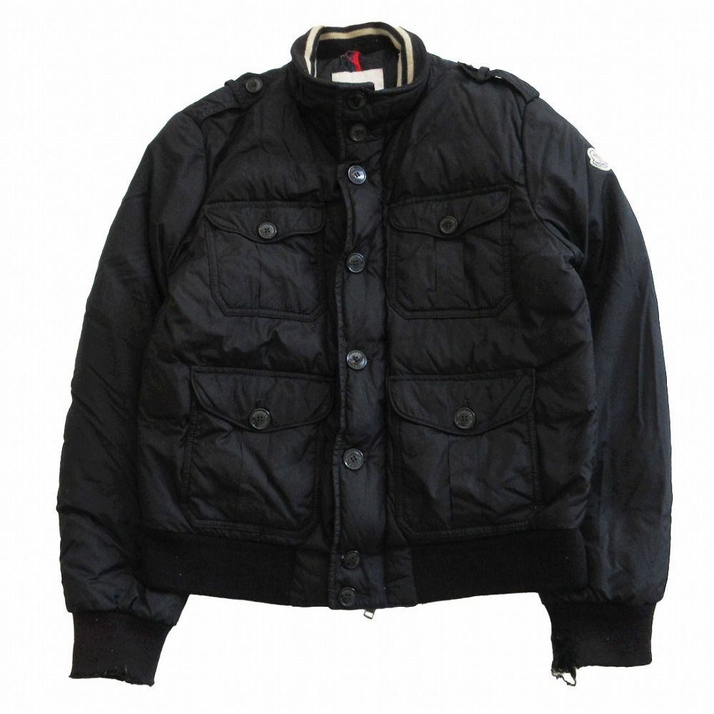 MONCLER モンクレール CAHORS カオロス ダウンジャケット アウター ブラック サイズ2 M メンズ 【中古】