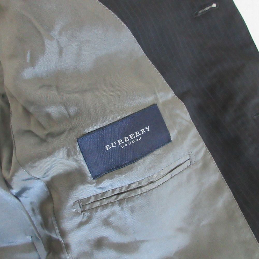 BURBERRY LONDON バーバリーロンドンsuper120s ストライプ柄 スーツ