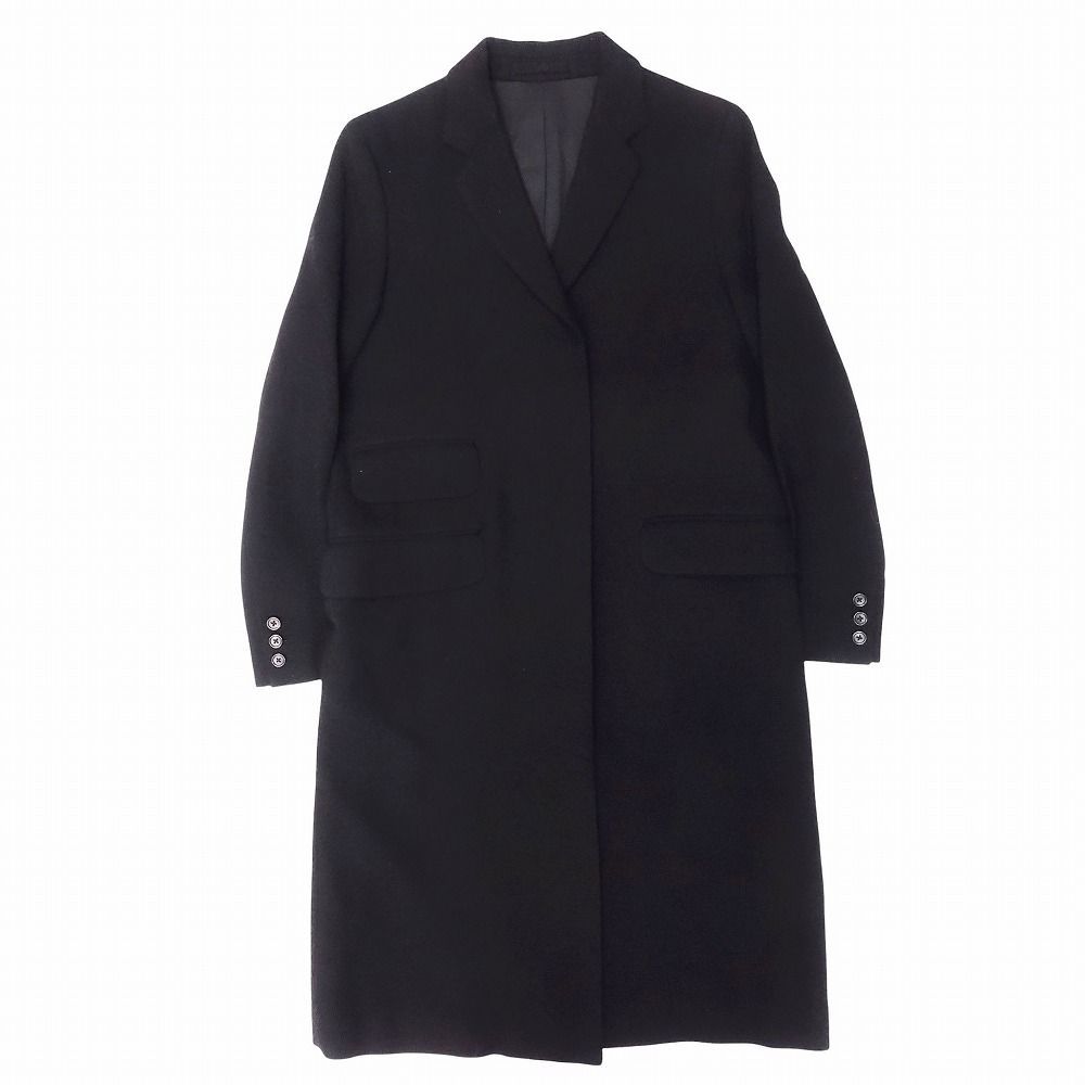 【極美品】　マーガレットハウエル　チェスターコート　比翼　ウールコート　ロング MARGARET HOWELL マーガレットハウエル チェスターコート 比翼