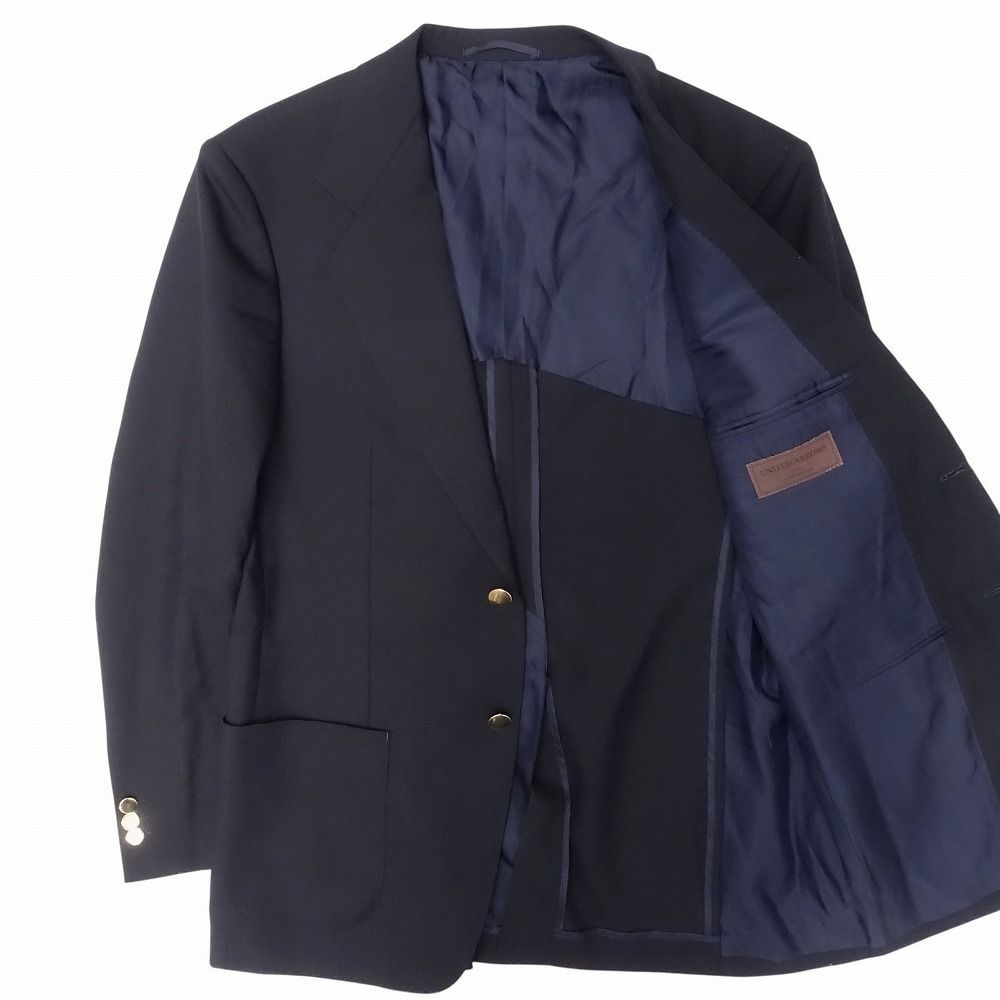 ユナイテッドアローズ パールボタン　紺ブレザー 極美品UNITED ARROWS ユナイテッドアローズ ダブルテーラード