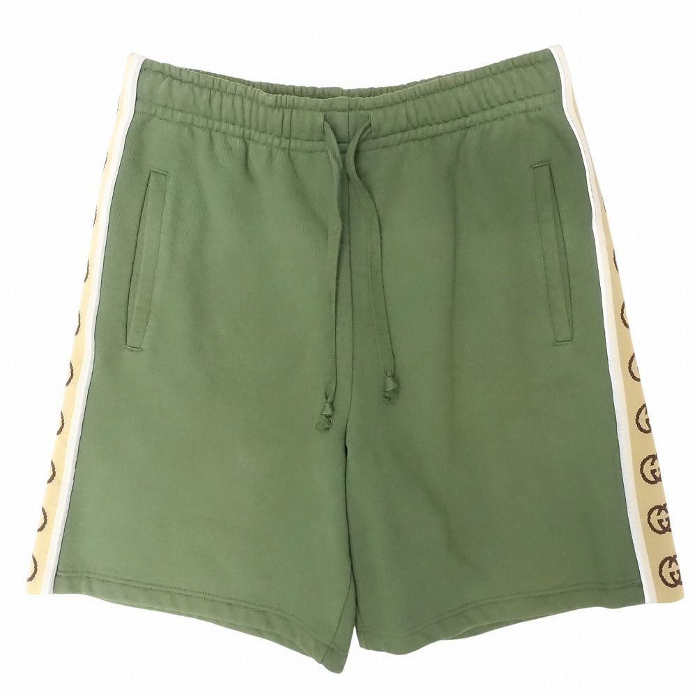 良品 GUCCI グッチ スウェット ショーツ ショートパンツ ハーフ丈