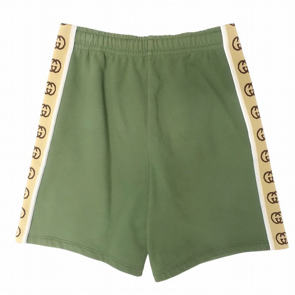 良品 GUCCI グッチ スウェット ショーツ ショートパンツ ハーフ丈