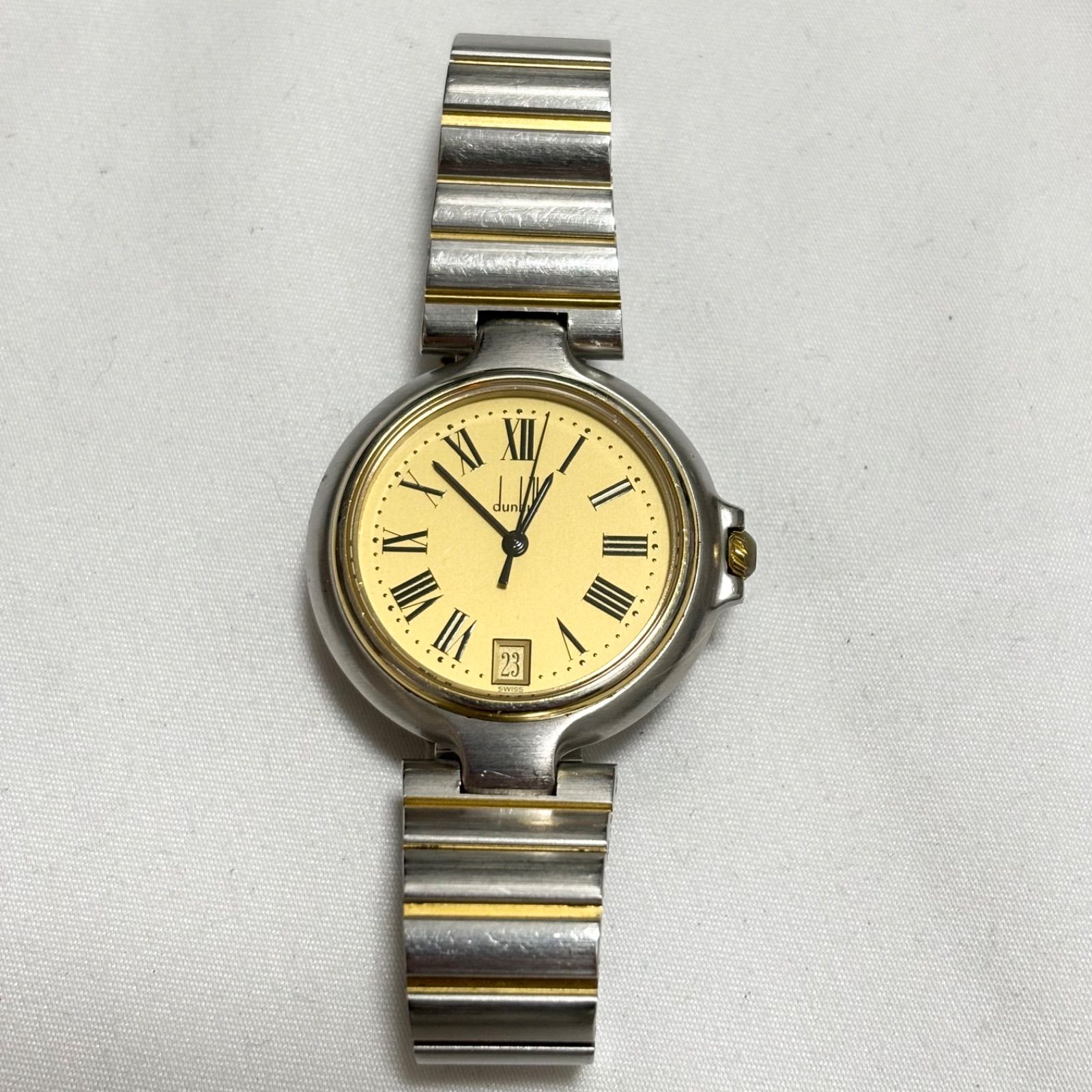 送料無料】Dunhill/ダンヒル/ミレニアム/クォーツ腕時計/コンビカラー