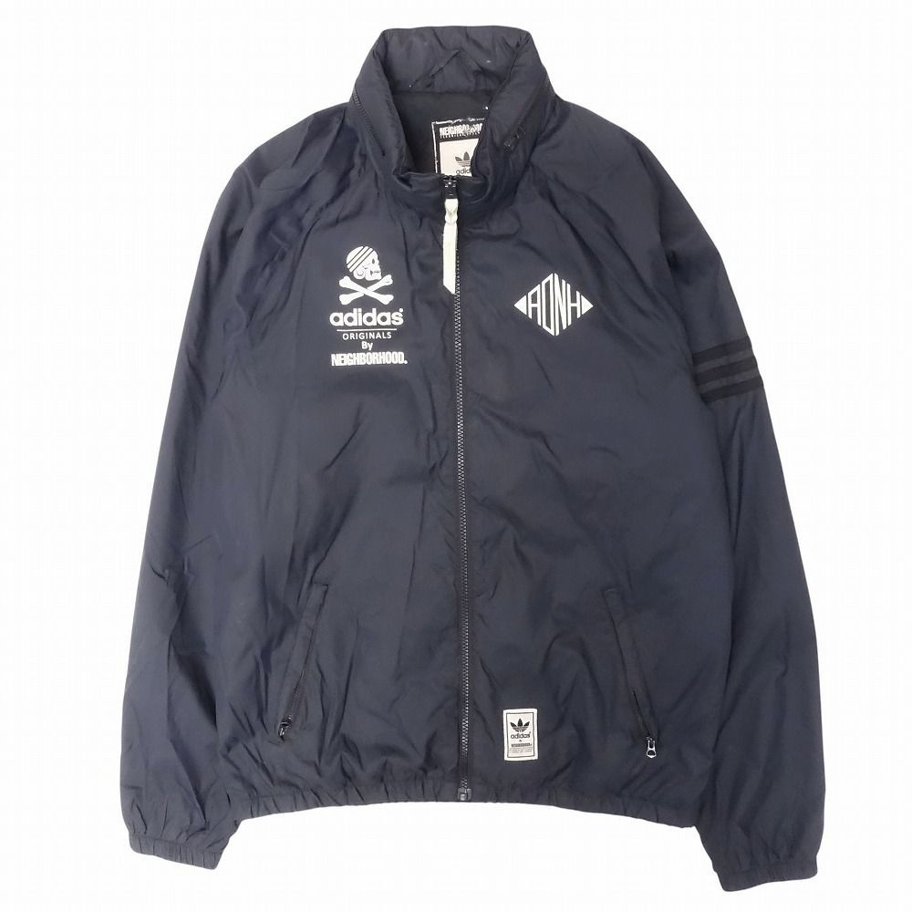 NEIGHBORHOOD ネイビー ナイロンジャケット S 15ss NEIGHBORHOOD × adidas originals ネイバーフッド アディダス