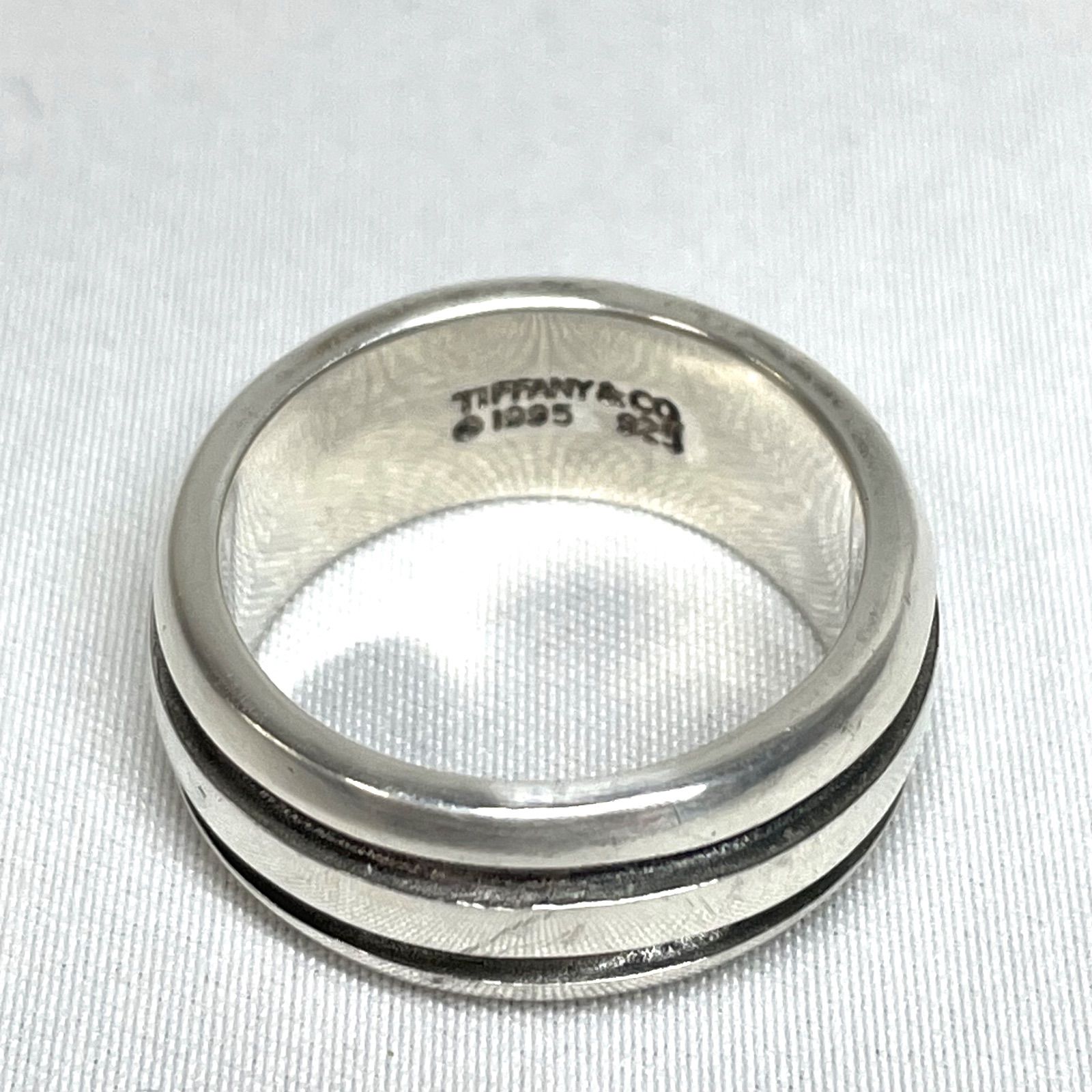 ティファニー 925 グルーブド ダブルライン 15号 リング l_023 ブランド時計＆ジュエリー 買取販売 リベロ / ティファニー グルーブド