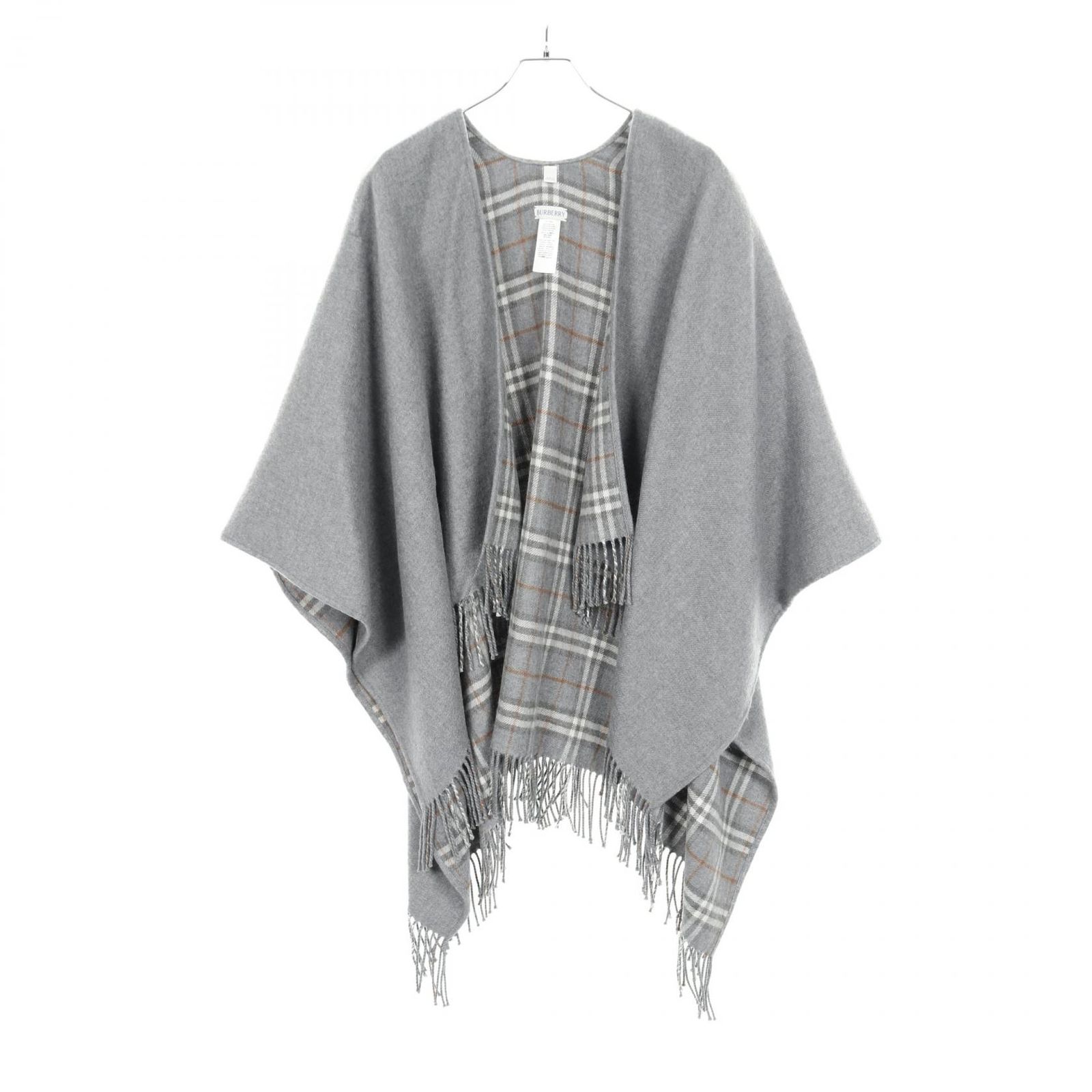 バーバリー BURBERRY ポンチョ ケープ ウール ポンチョ レディース 