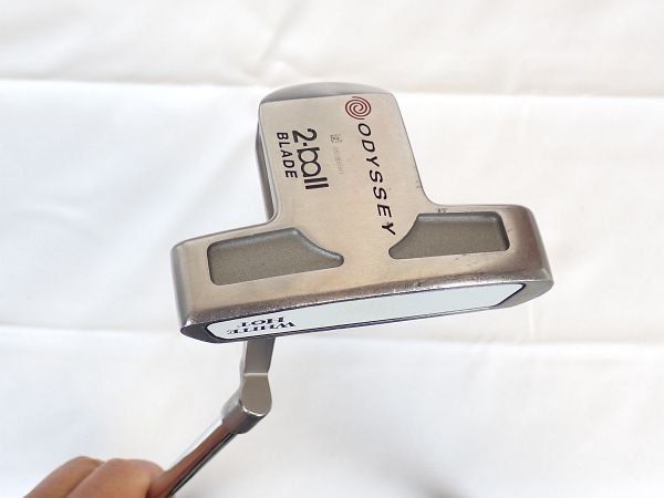 オデッセイ　ホワイトホット　2ボールブレード　レフティ　33インチ オデッセイ ホワイトホット 2ボール ブレード パター 33イン