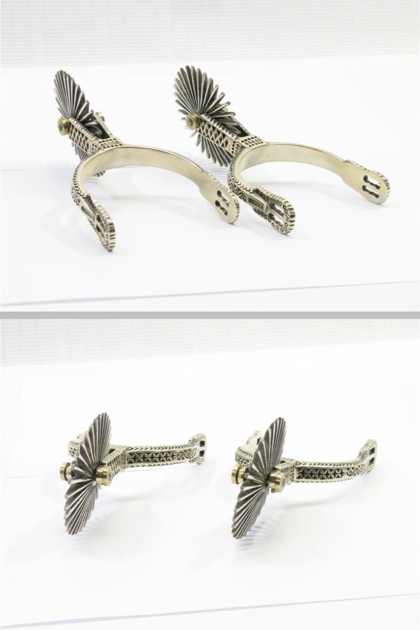 乗馬 カウボーイ ギザ輪 拍車 チリ製 ウエスタン式 18710008 - メルカリ