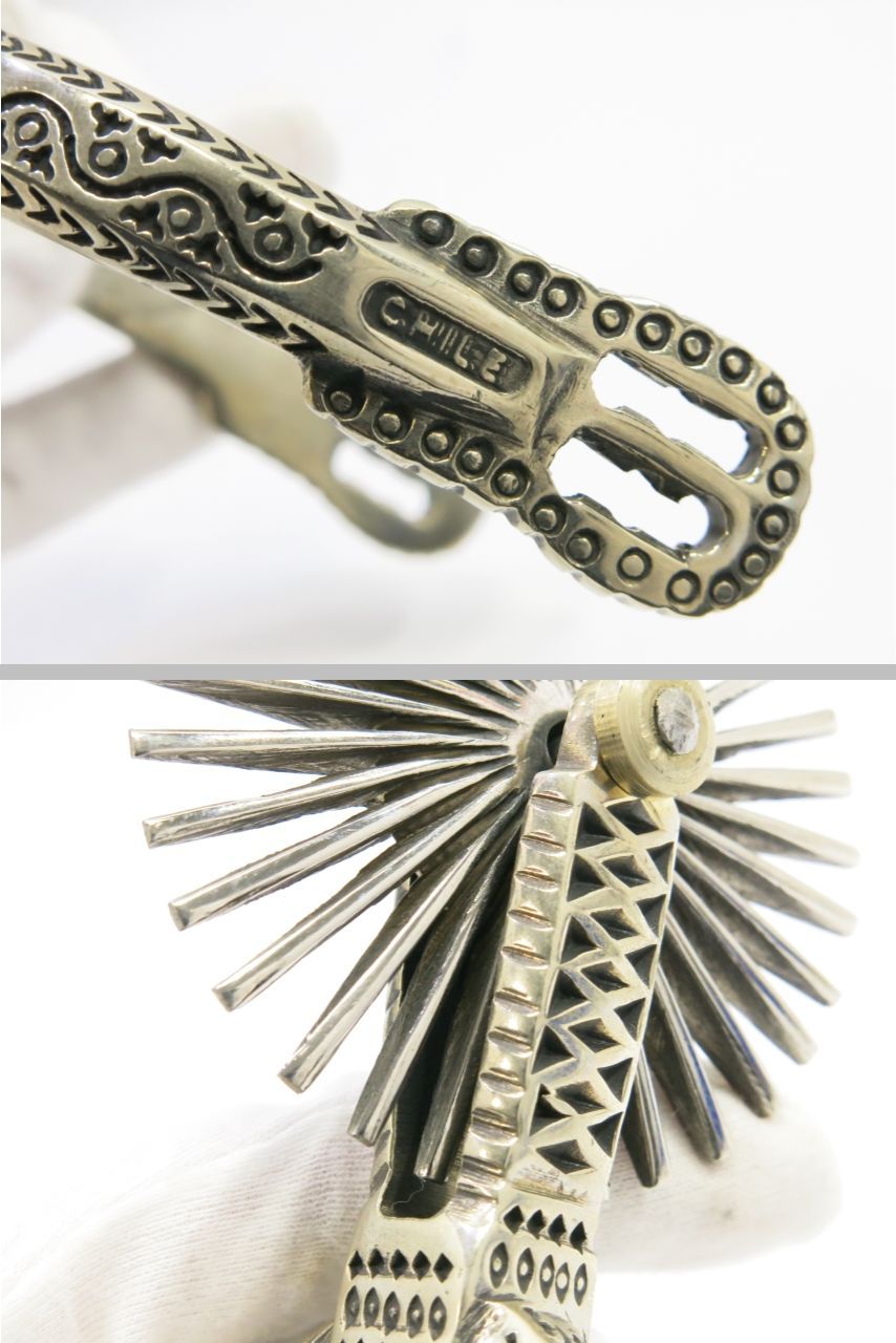 乗馬 カウボーイ ギザ輪 拍車 チリ製 ウエスタン式 18710008 - メルカリ