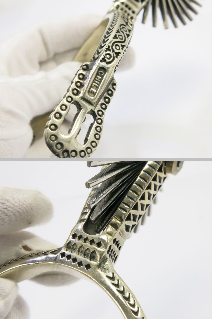 乗馬 カウボーイ ギザ輪 拍車 チリ製 ウエスタン式 18710008 - メルカリ