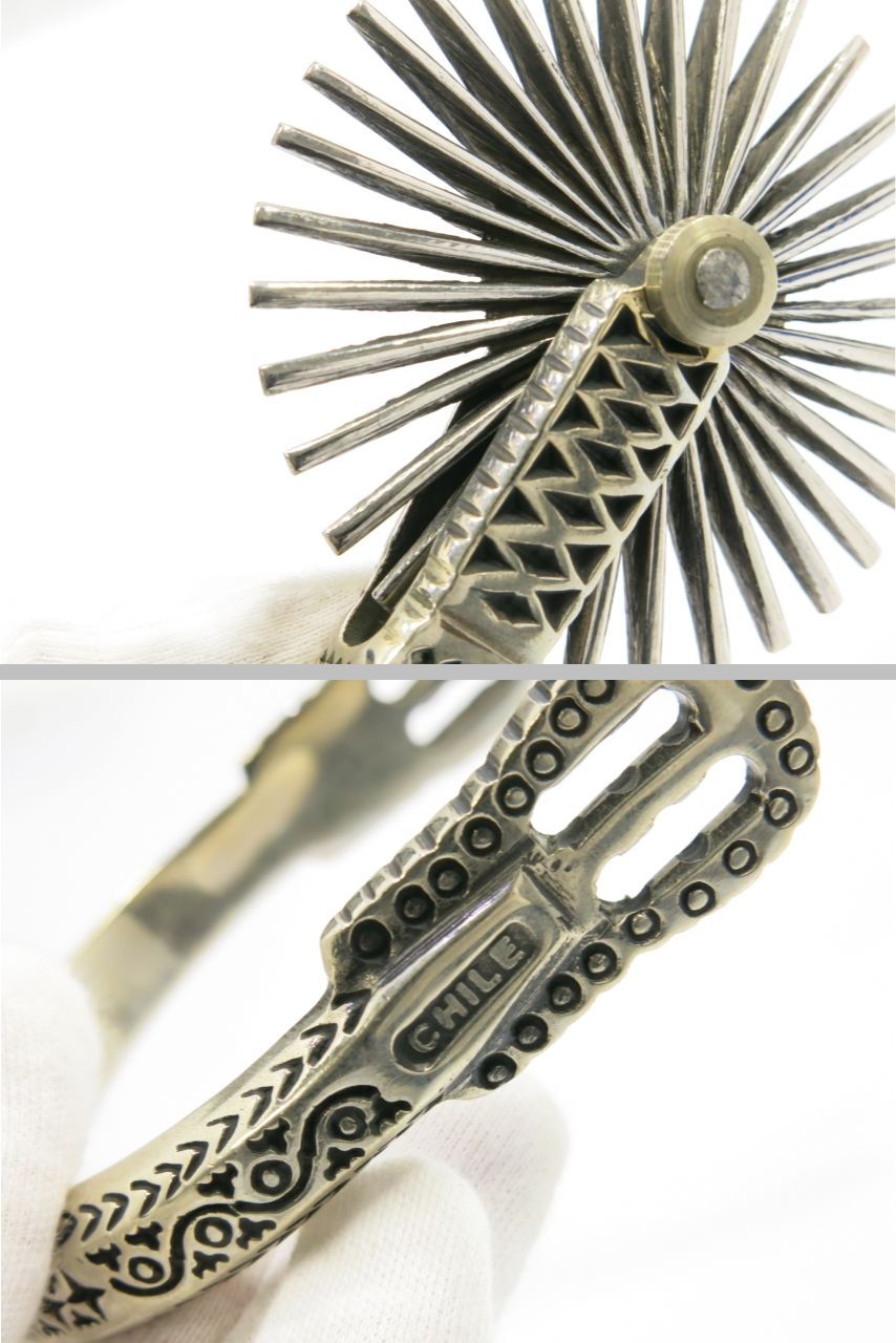 乗馬 カウボーイ ギザ輪 拍車 チリ製 ウエスタン式 18710008 - メルカリ