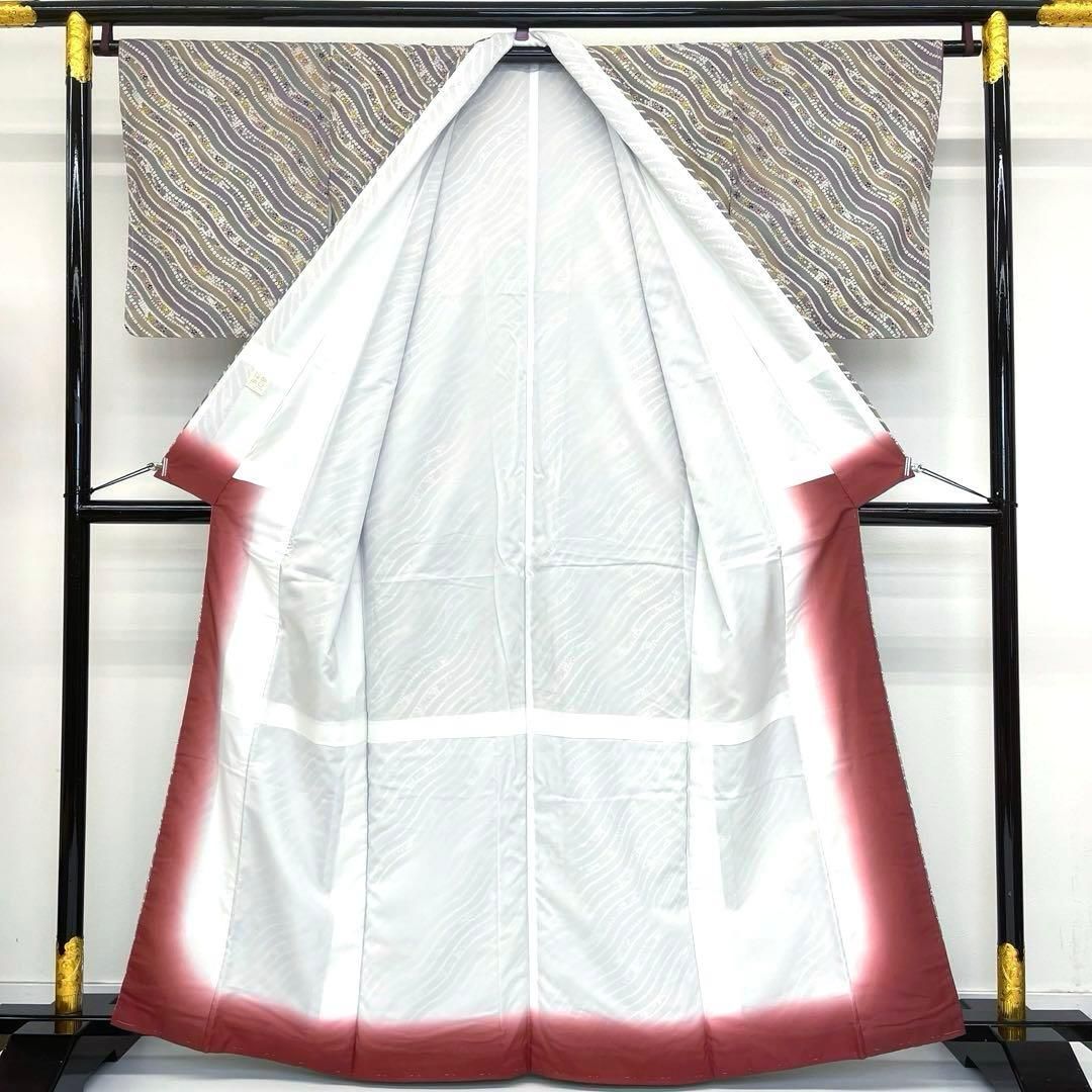 姉さんです❣️ 【着物と帯 時流】ポ25814t◆洗える着物 小紋◆ 新色追加♪】 洗える着物 東レシルック 単衣着物 S/M/Lサイズ 江戸小紋