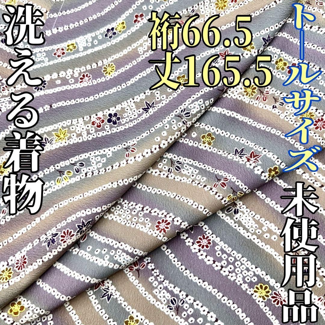 姉さんです❣️ 【着物と帯 時流】ポ25814t◆洗える着物 小紋◆ 着物と帯 時流】ポ25336s◇洗える着物 小紋◇トールサイズ 未使用品