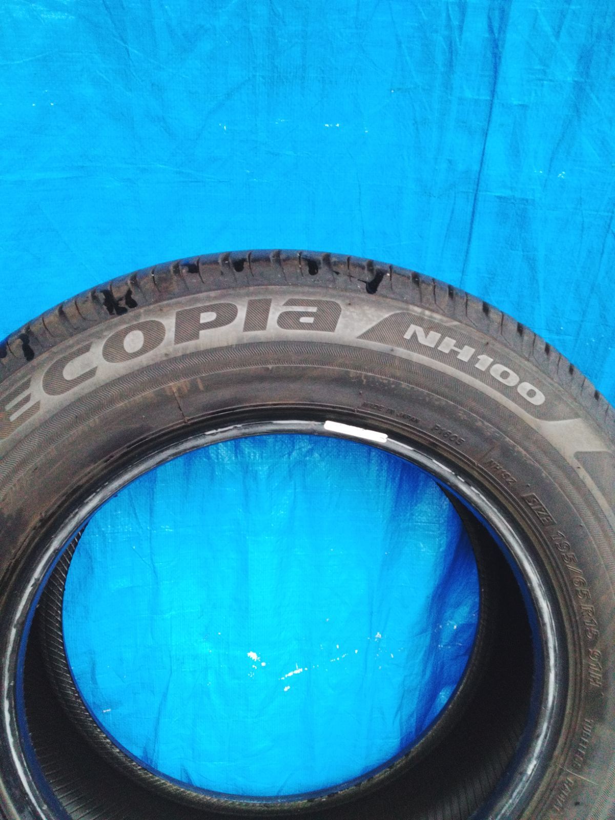 バリ山ブリヂストン エコピア NH100 195/65R15 91H 21年製造