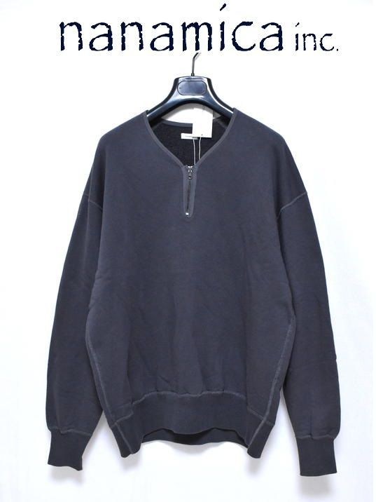 定価3万8500円】新品 nanamica リバーシブル ハーフジップ スウェット