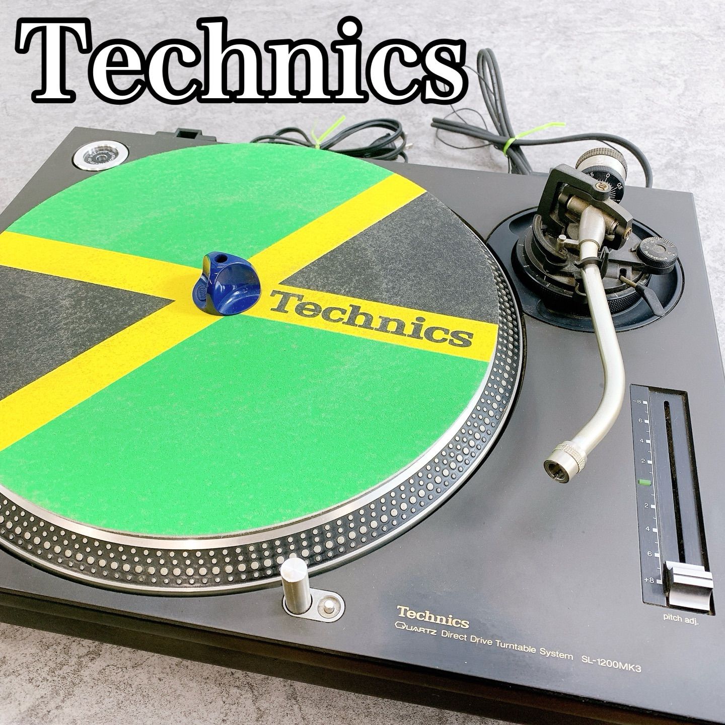 H-353 Technics テクニクス ターンテーブル SL-1200MK3 ブラック 動作