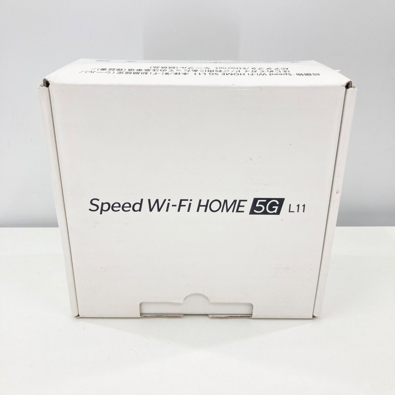 Speed Wi-Fi HOME 5G L11 ホワイトWiMAXACアダプター付き 箱あり