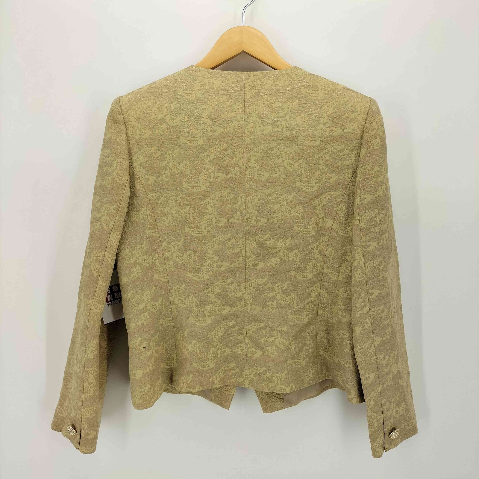 ジバンシィ GIVENCHY HI FORMAL ウール ノーカラー 金ボタン