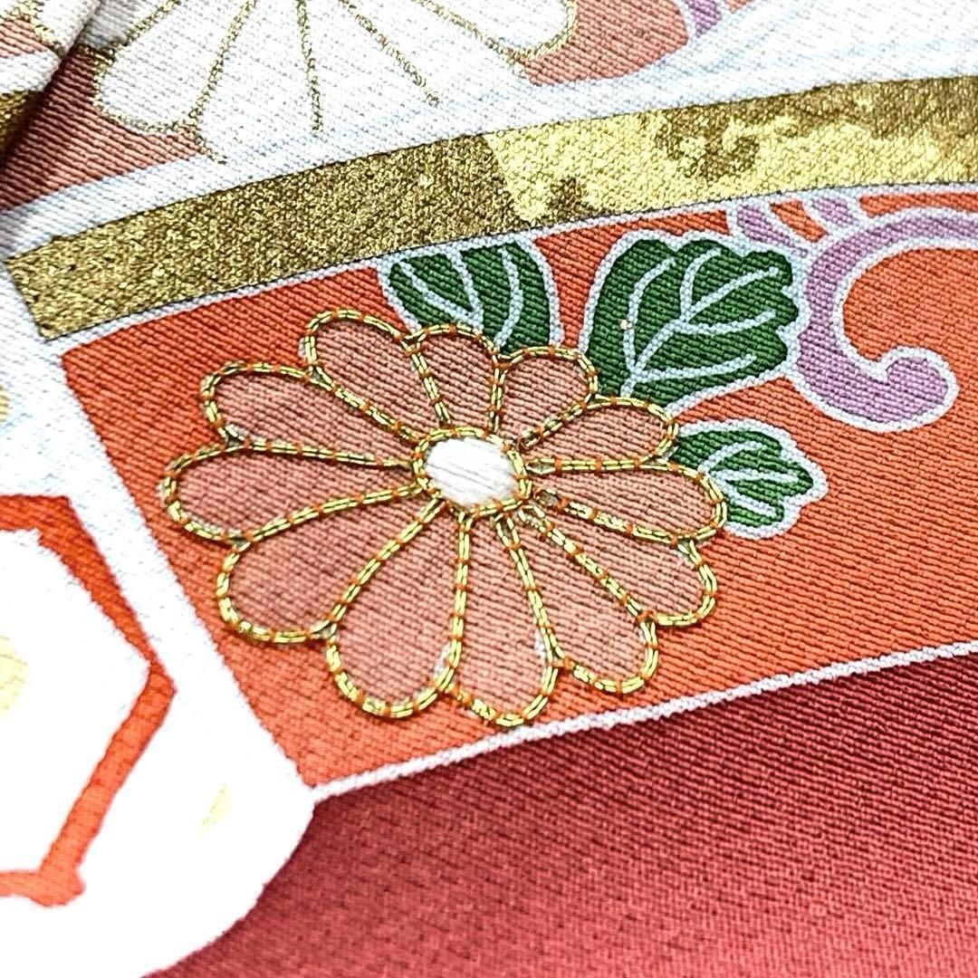 takeです❣️ 【着物と帯 時流】O25310◆仮仕立て 着物◆十三参り 着物と帯 時流】O24300ys◇仮仕立て女の子着物◇十三参り 有名百貨店